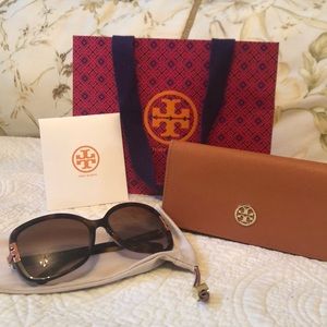Tory Burch Tortoise Shell Butterfly Sunglasses